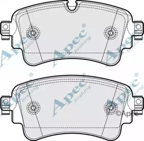 APEC BRAKING pad2095 -  Комплект тормозных колодок, дисковый тормоз